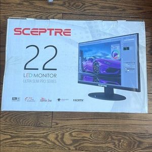 New in box! Sceptre LED 22 inch monitor